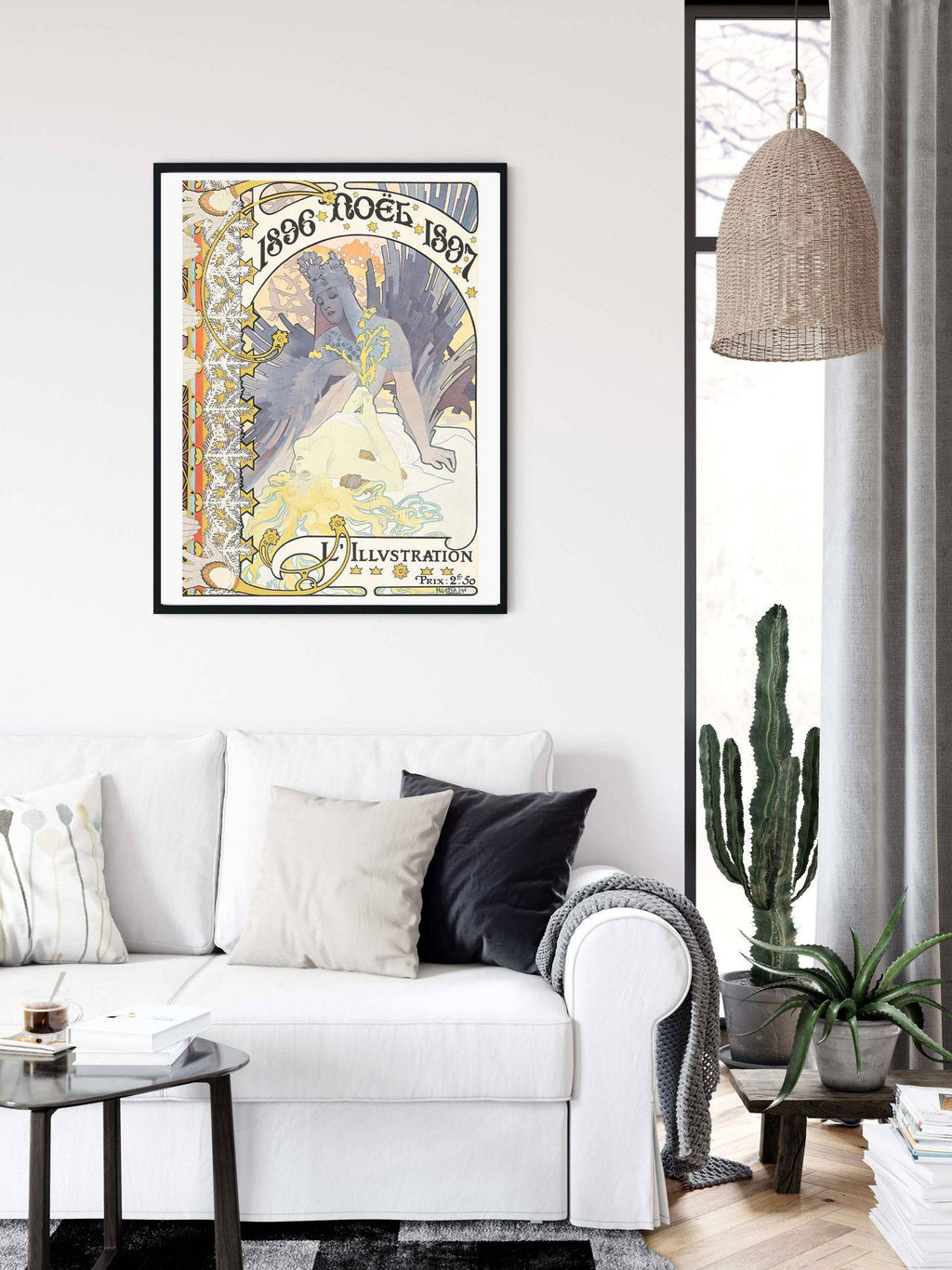 "Alphonse Mucha - L’Illustration Noël Poster - Hakyarts"