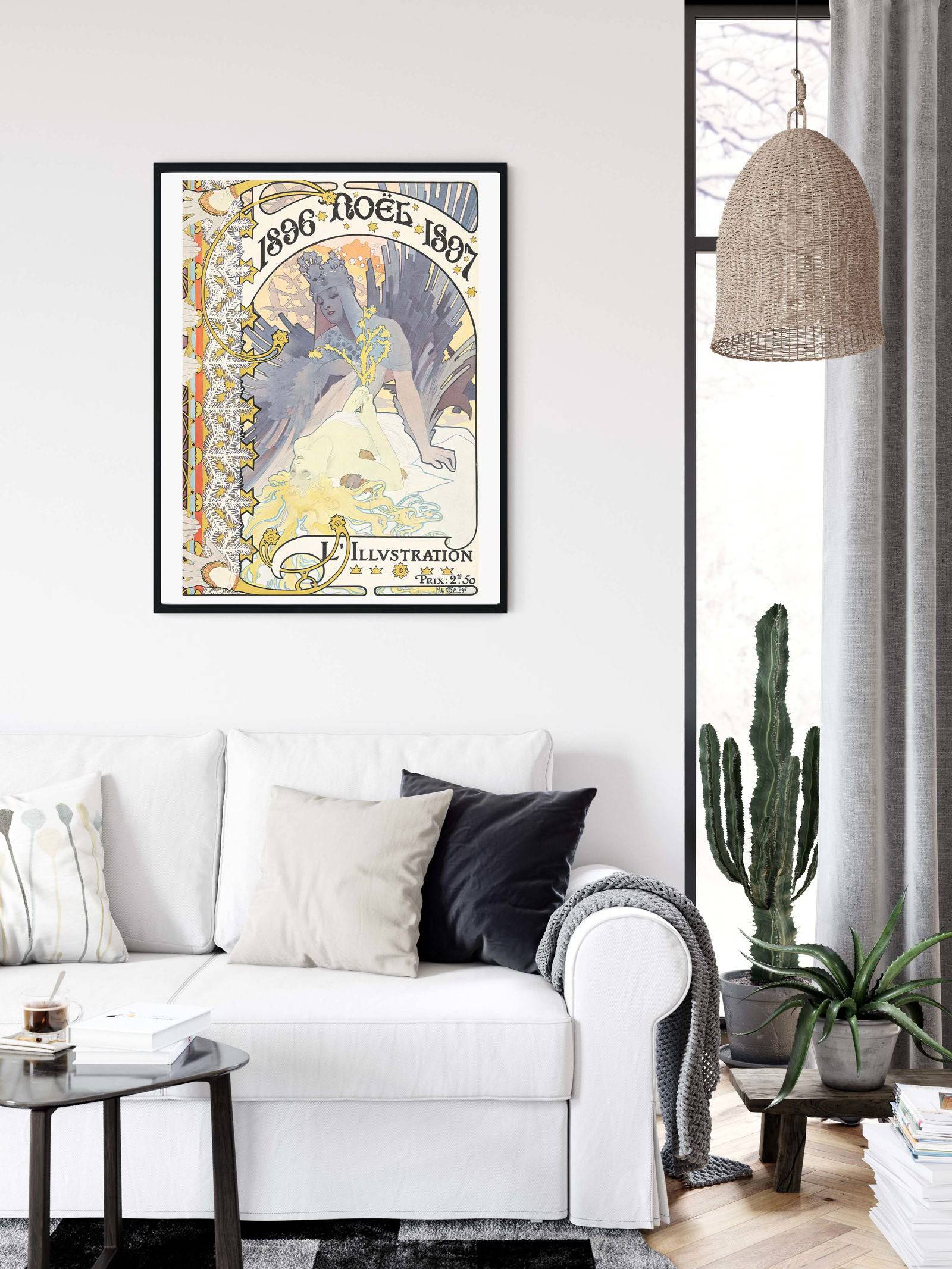 "Alphonse Mucha - L’Illustration Noël Poster - Hakyarts"