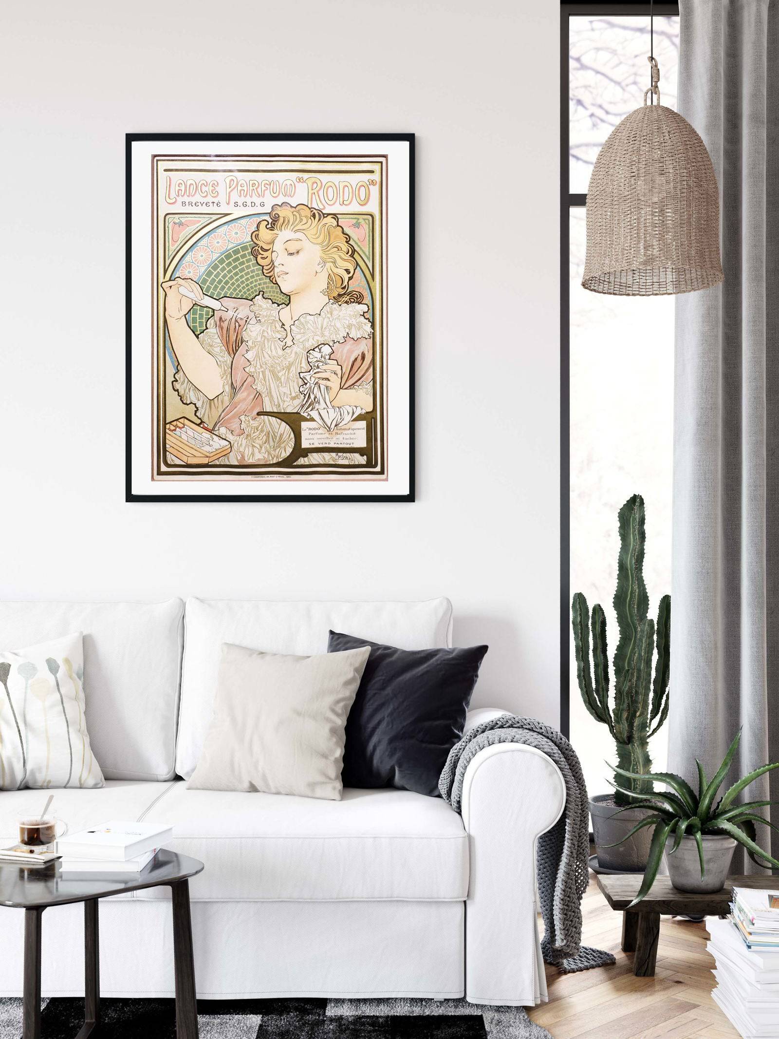 "Alphonse Mucha - Lance Parfum Rodo Poster - Hakyarts"