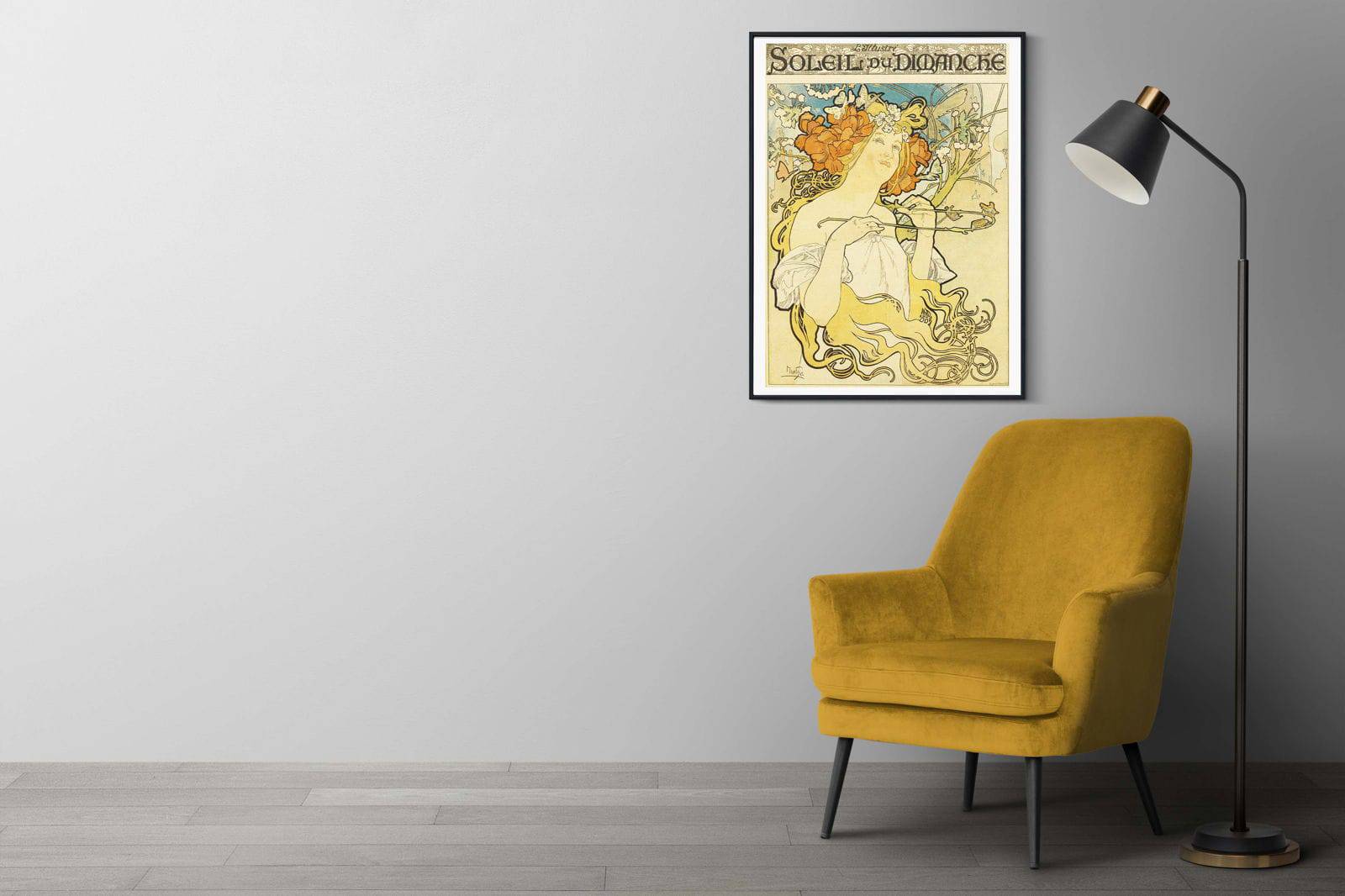 "Alphonse Mucha - Soleil du Dimanche Poster - Hakyarts"