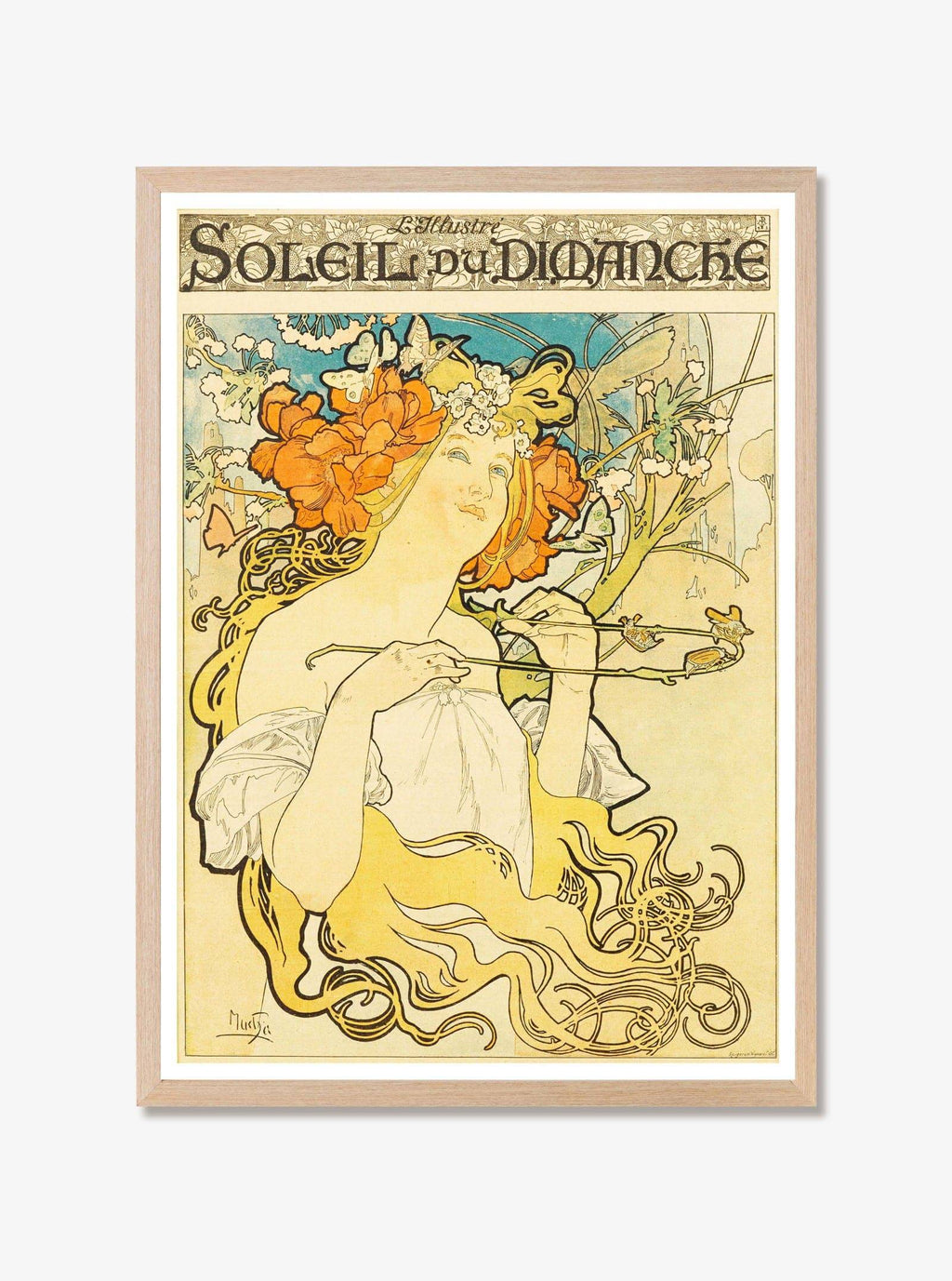 "Alphonse Mucha - Soleil du Dimanche Poster - Hakyarts"