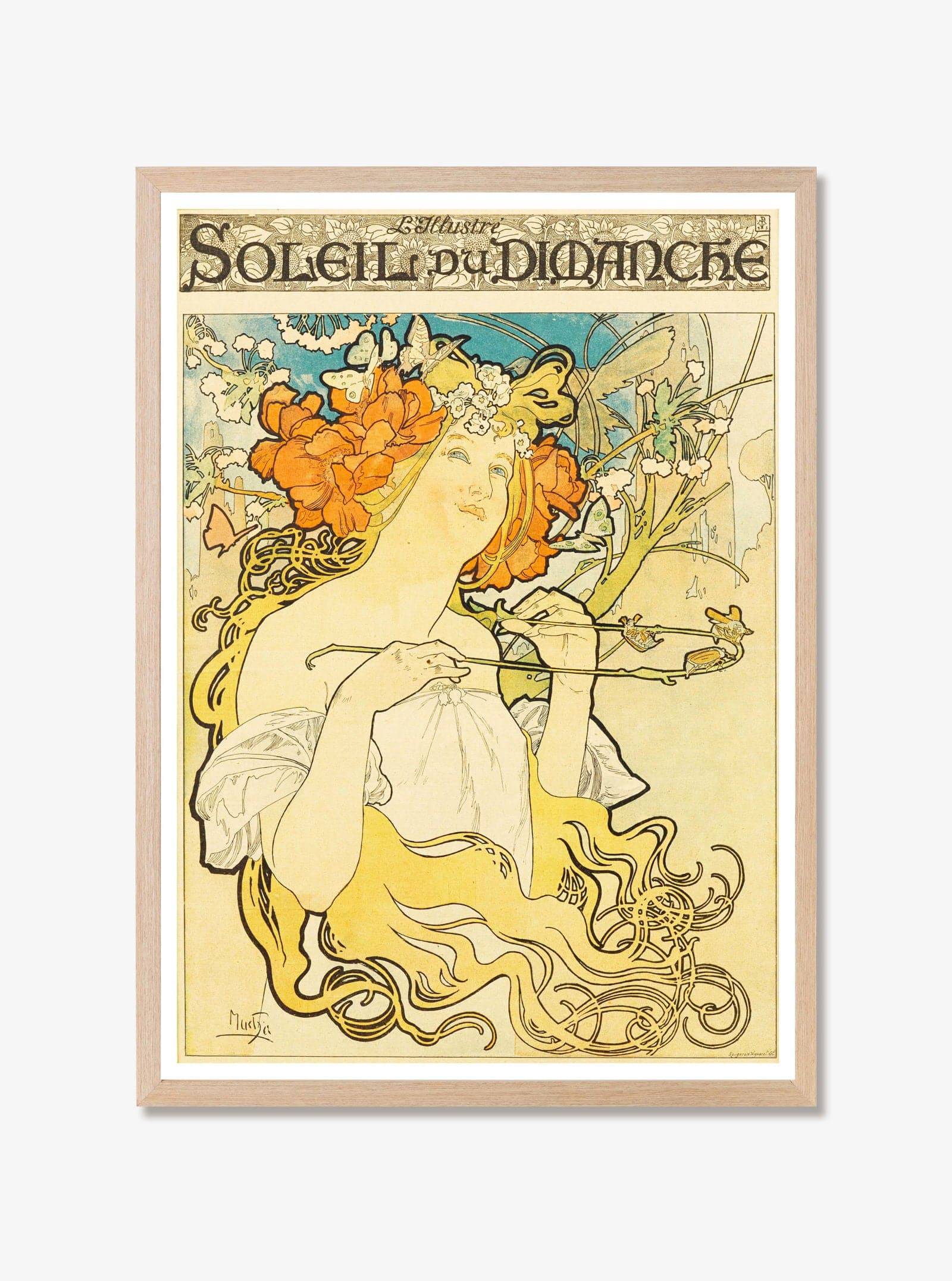 "Alphonse Mucha - Soleil du Dimanche Poster - Hakyarts"