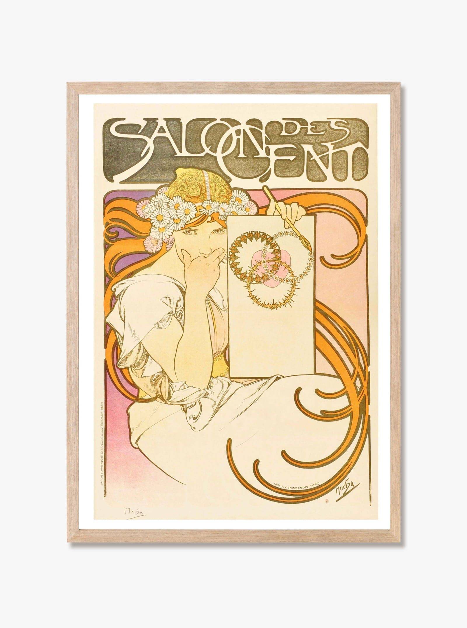 "Alphonse Mucha - Salon Des Cents poster - Hakyarts"