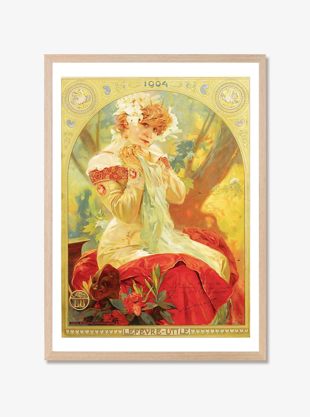 "Alphonse mucha - Lefèvre-Utile Poster - Hakyarts"