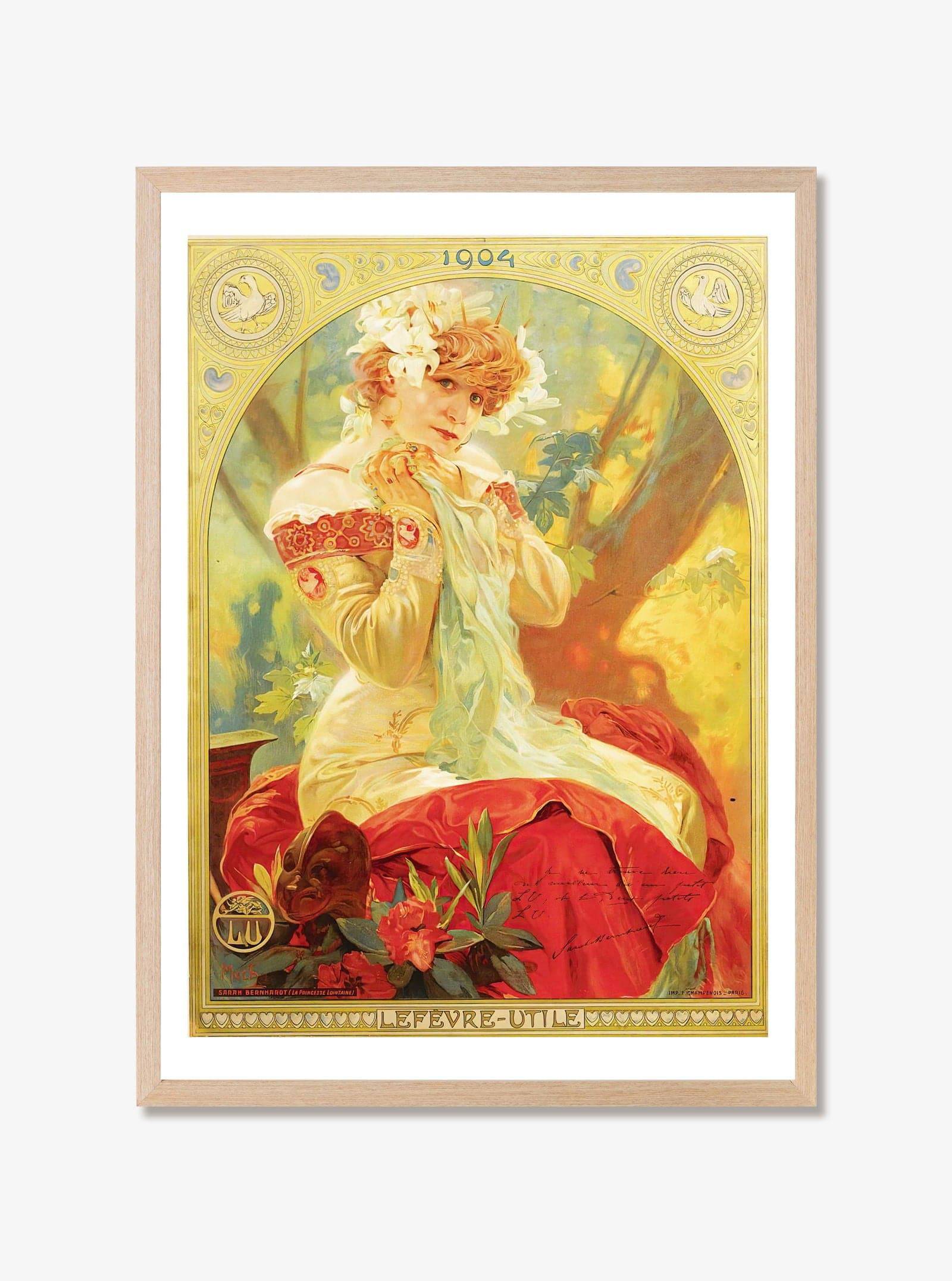 "Alphonse mucha - Lefèvre-Utile Poster - Hakyarts"