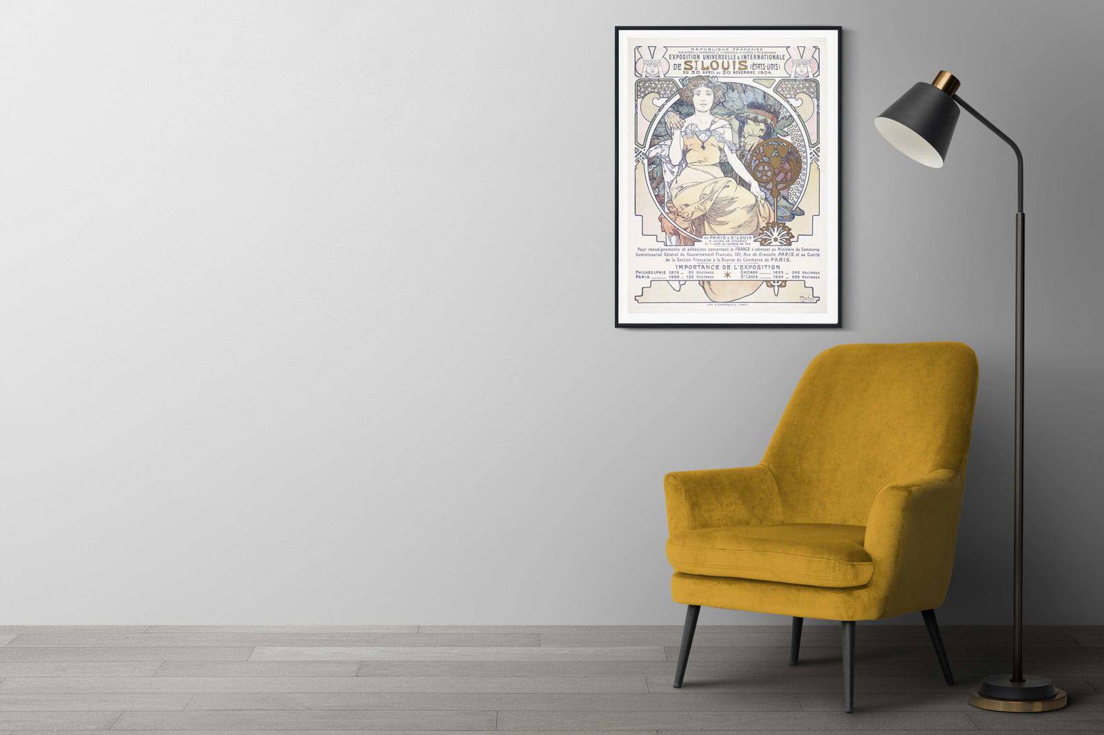 "Alphonse Mucha - Exposition Universelle & Internationale de St. Louis Poster - Hakyarts"