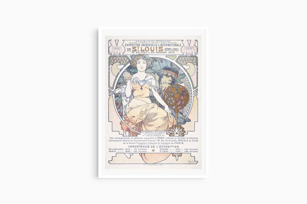 "Alphonse Mucha - Exposition Universelle & Internationale de St. Louis Poster - Hakyarts"