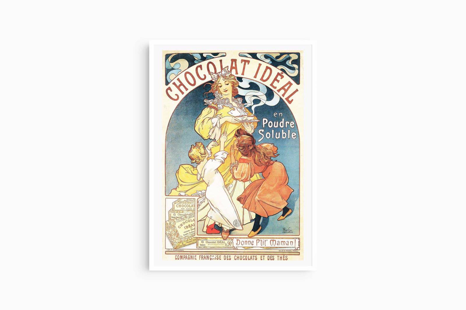 "Alphonse Mucha - Chocolat Idéal Poster - Hakyarts"