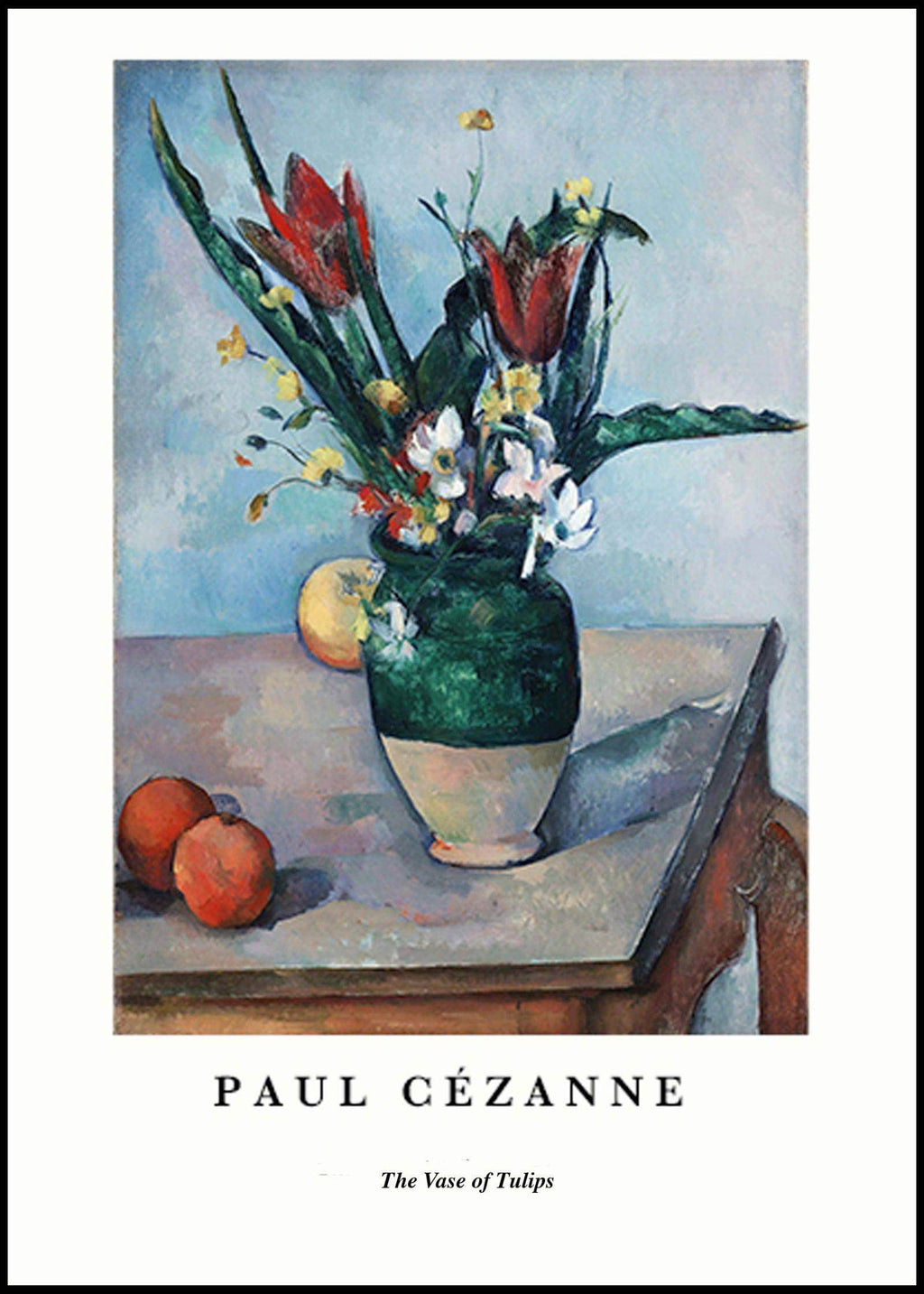 "Paul Cezanne - The Vase of Tulips Poster - Hakyarts"