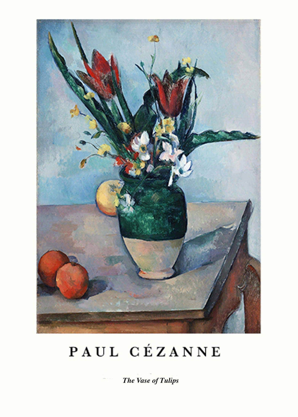 "Paul Cezanne - The Vase of Tulips Poster - Hakyarts"