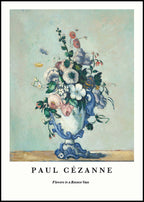 "Paul Cezanne - Flowers in a Rococo Vase Poster"