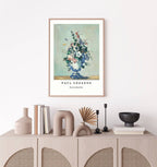 "Paul Cezanne - Flowers in a Rococo Vase Poster"