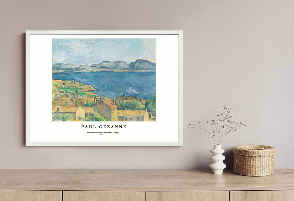 "Paul Cezanne - The Bay of Marseilles, Seen from L'Estaque Poster - Hakyarts"