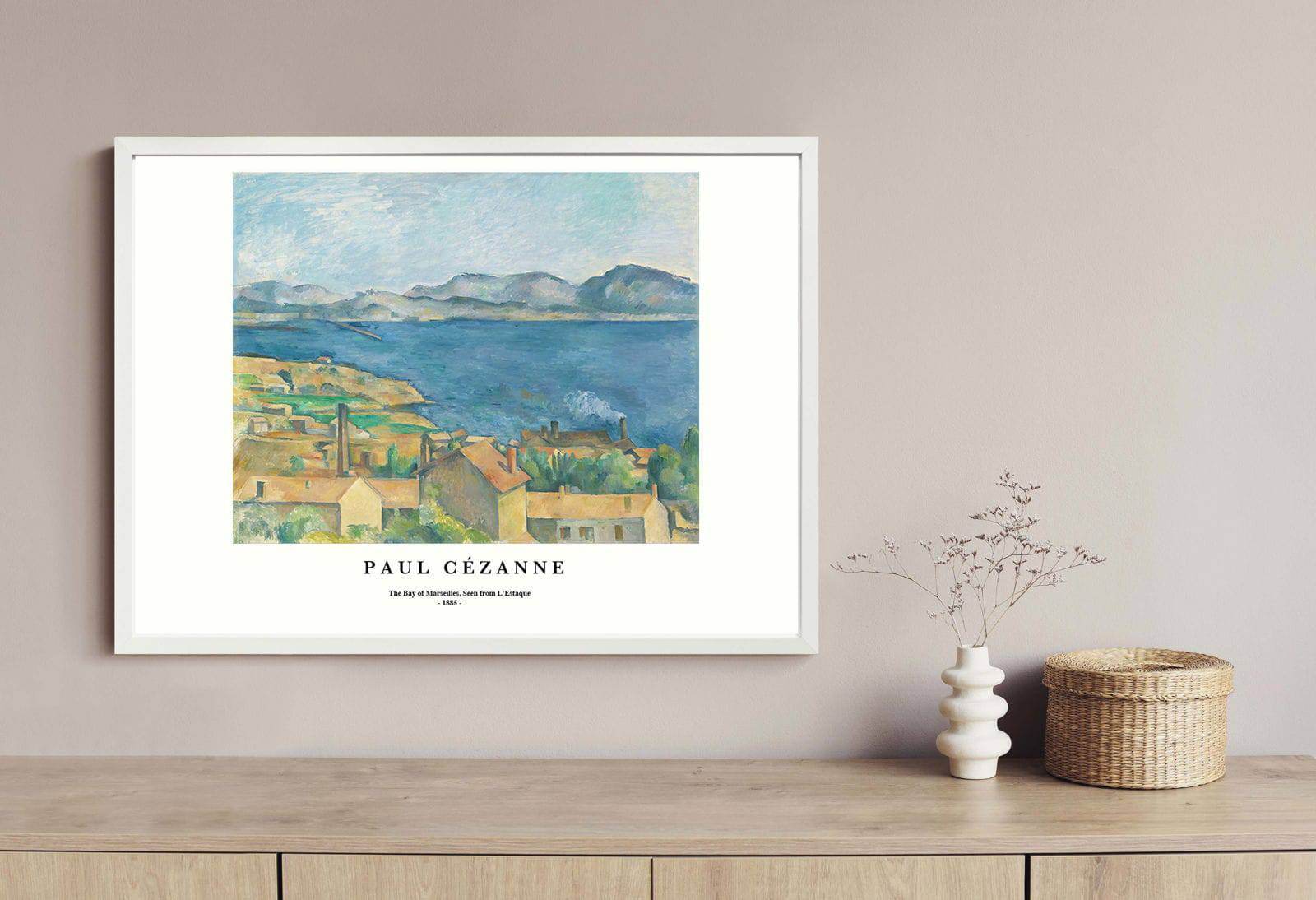"Paul Cezanne - The Bay of Marseilles, Seen from L'Estaque Poster - Hakyarts"