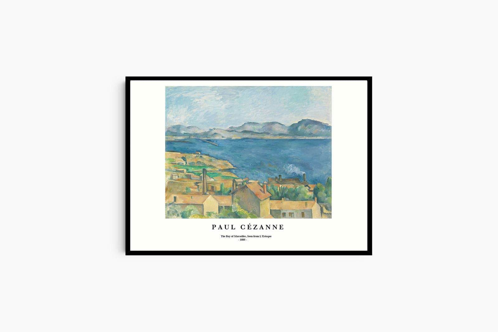 "Paul Cezanne - The Bay of Marseilles, Seen from L'Estaque Poster - Hakyarts"