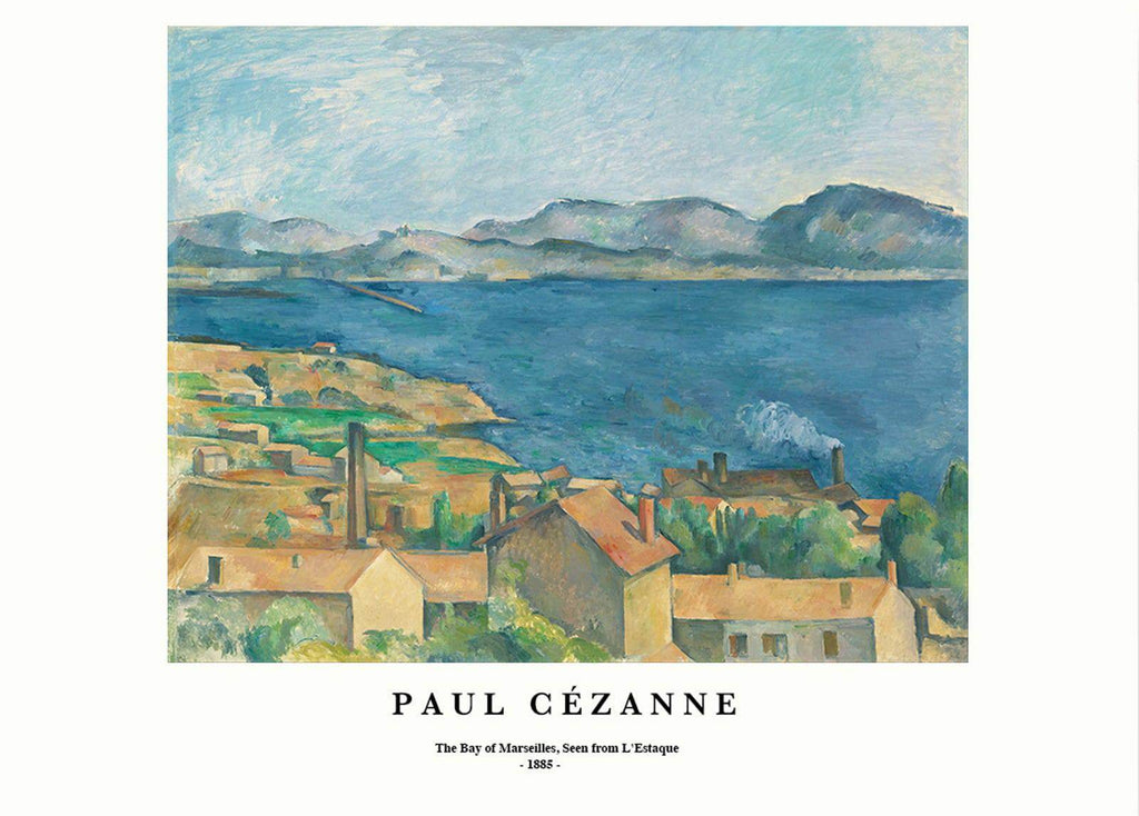 "Paul Cezanne - The Bay of Marseilles, Seen from L'Estaque Poster - Hakyarts"