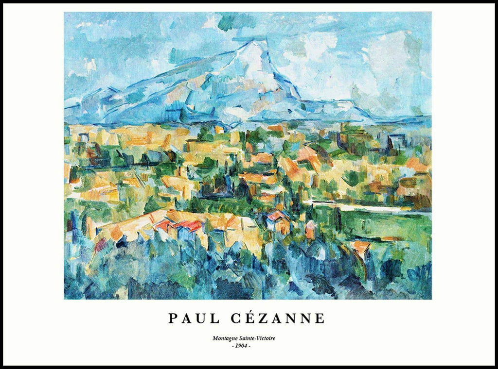 "Paul Cezanne - Montagne Sainte-Victoire Poster - Hakyarts"