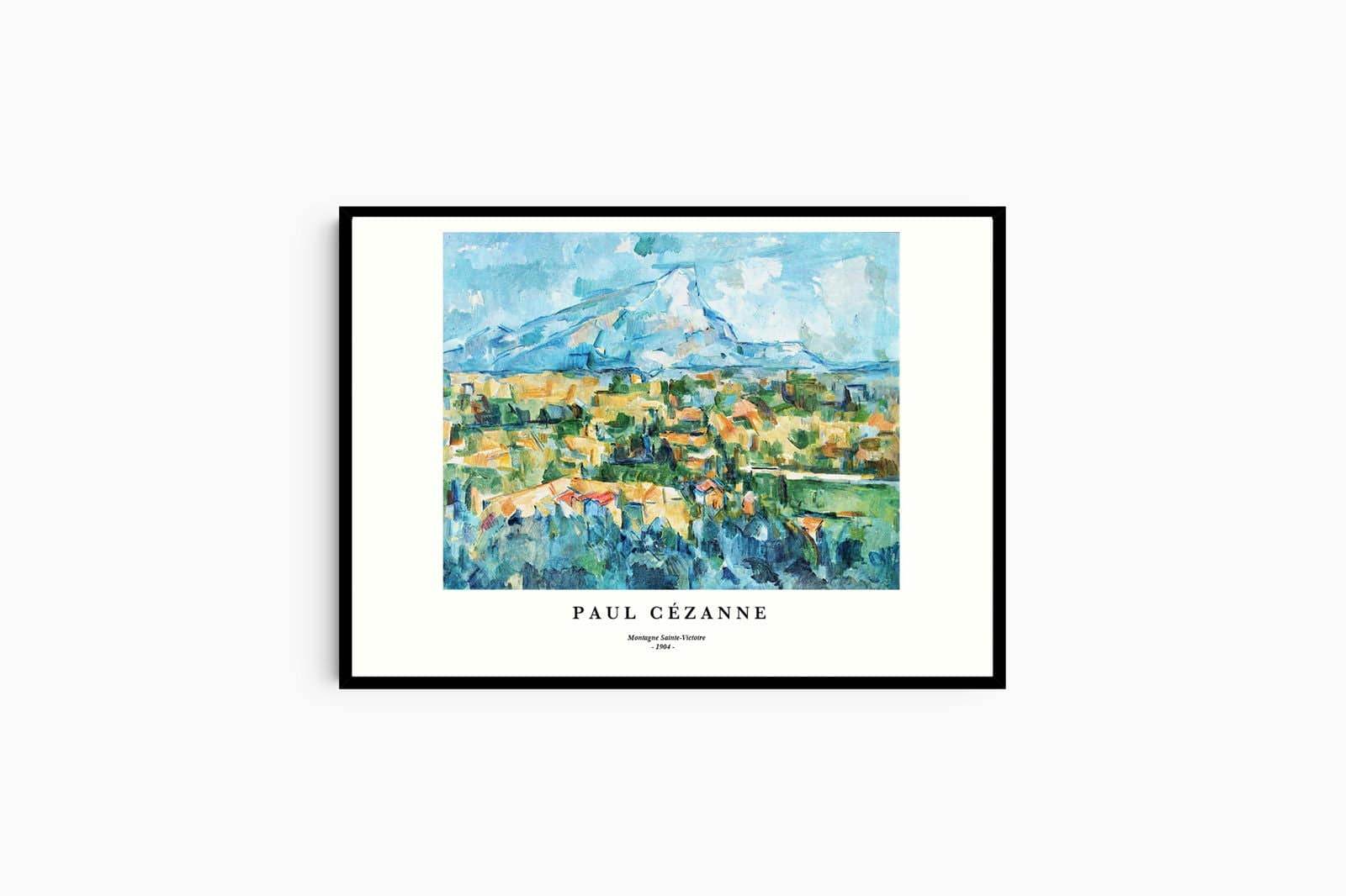 "Paul Cezanne - Montagne Sainte-Victoire Poster - Hakyarts"