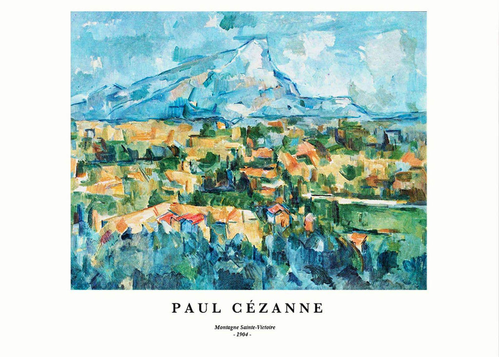 "Paul Cezanne - Montagne Sainte-Victoire Poster - Hakyarts"