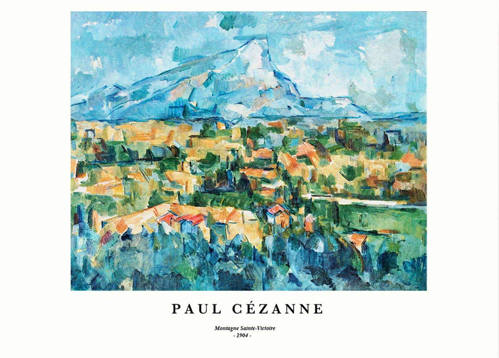 "Paul Cezanne - Montagne Sainte-Victoire Poster - Hakyarts"