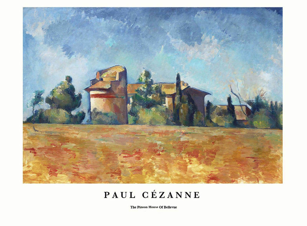 "Paul Cezanne - The Pigeon House of Bellevue Poster - Hakyarts"