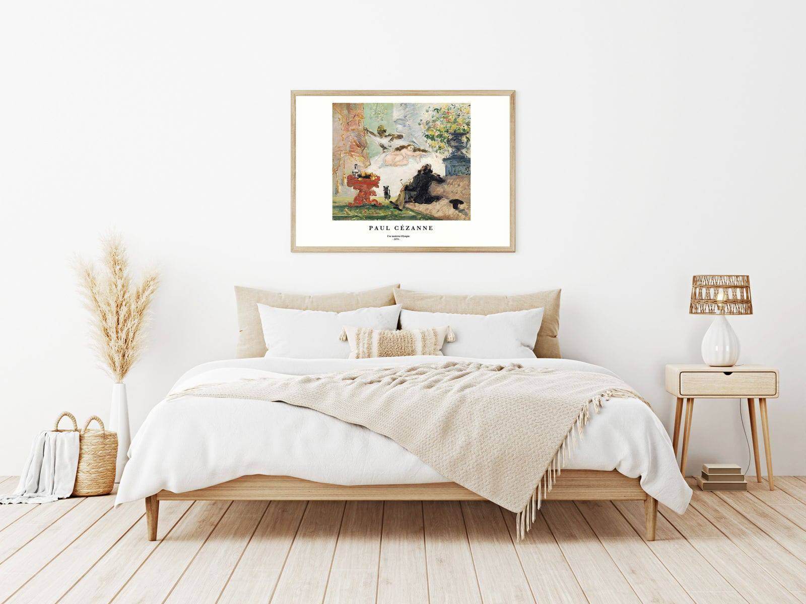 "Paul Cezanne - Une moderne Olympia Poster - Hakyarts"