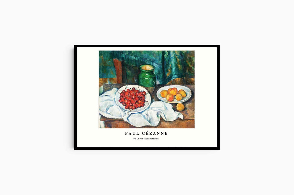 "Paul Cezanne - Still Life With Cherries And Peaches Poster"
