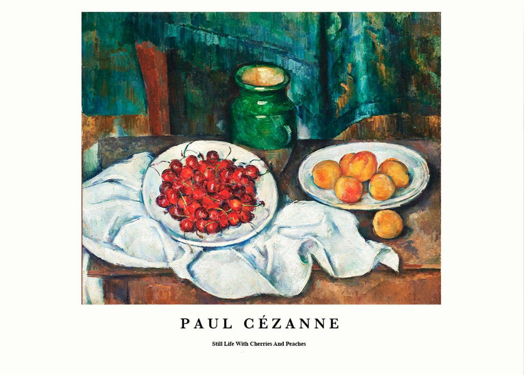 "Paul Cezanne - Still Life With Cherries And Peaches Poster"