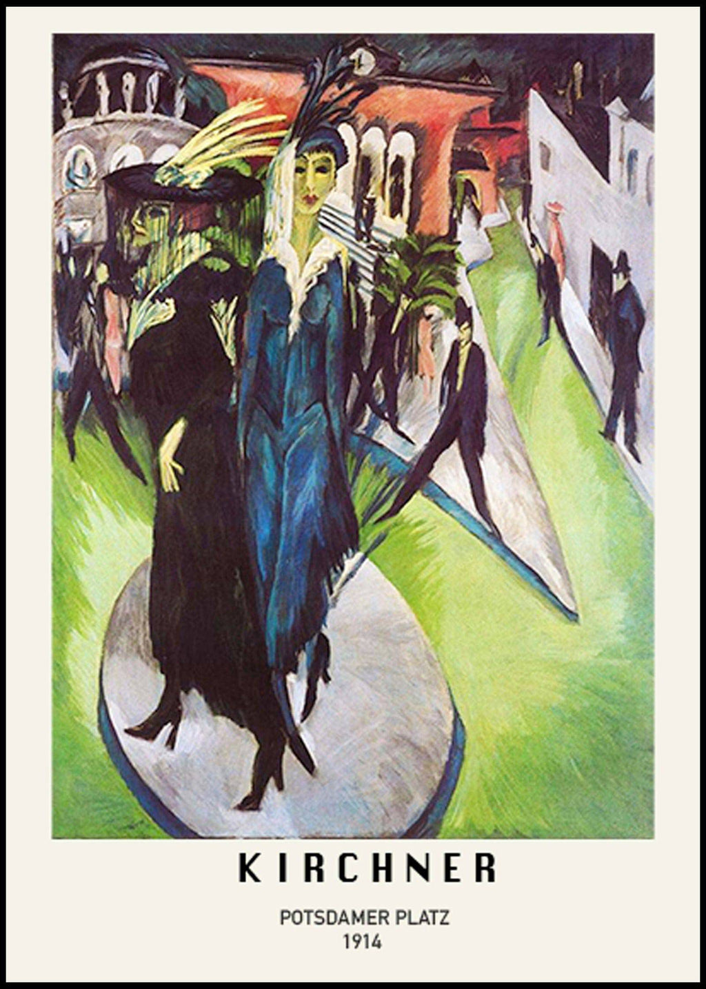 "Ernst Ludwig Kirchner - Potsdamer Platz Poster"