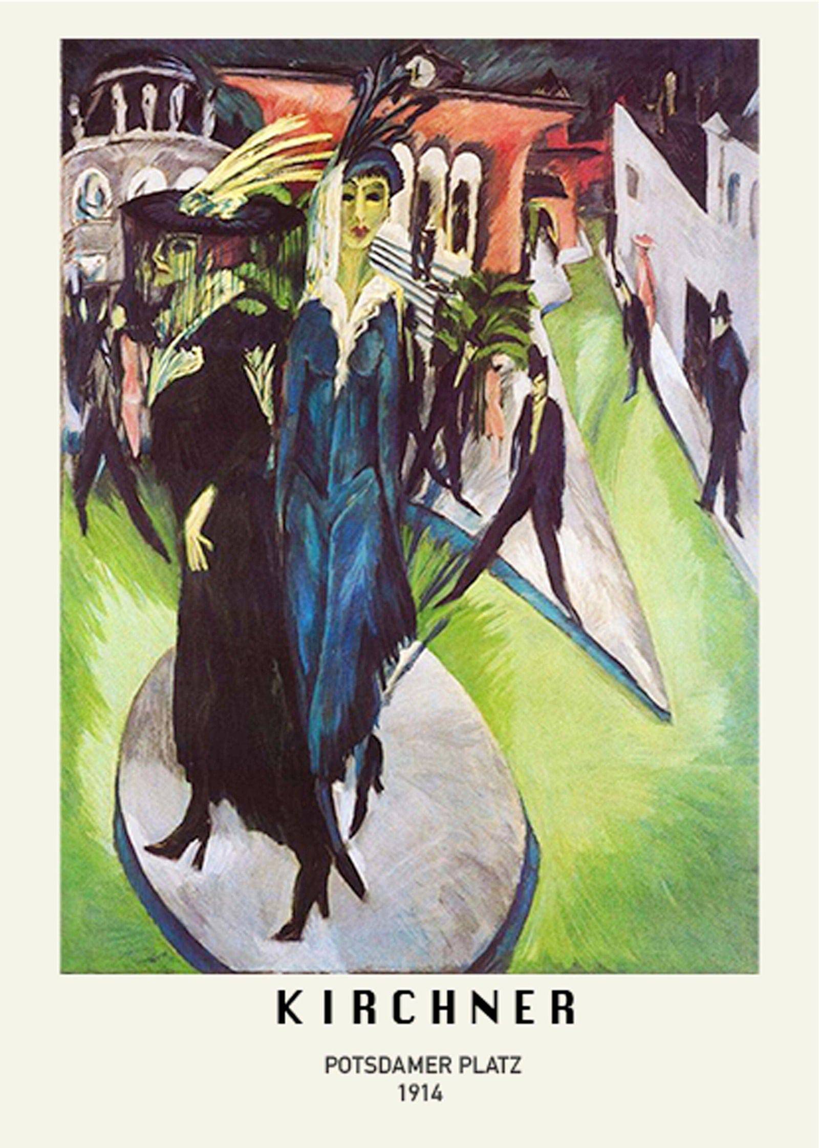 "Ernst Ludwig Kirchner - Potsdamer Platz Poster"