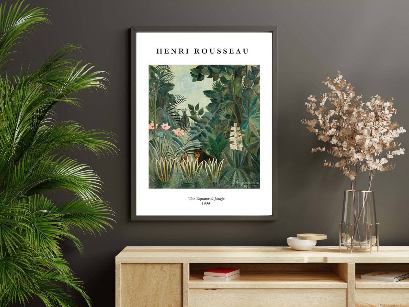 "Henri Rousseau - The Equatorial Jungle Poster"