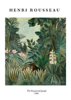 "Henri Rousseau - The Equatorial Jungle Poster"