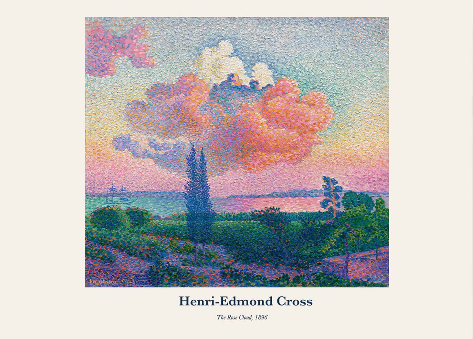 "Henri-Edmond Cross - The Rose Cloud Poster"