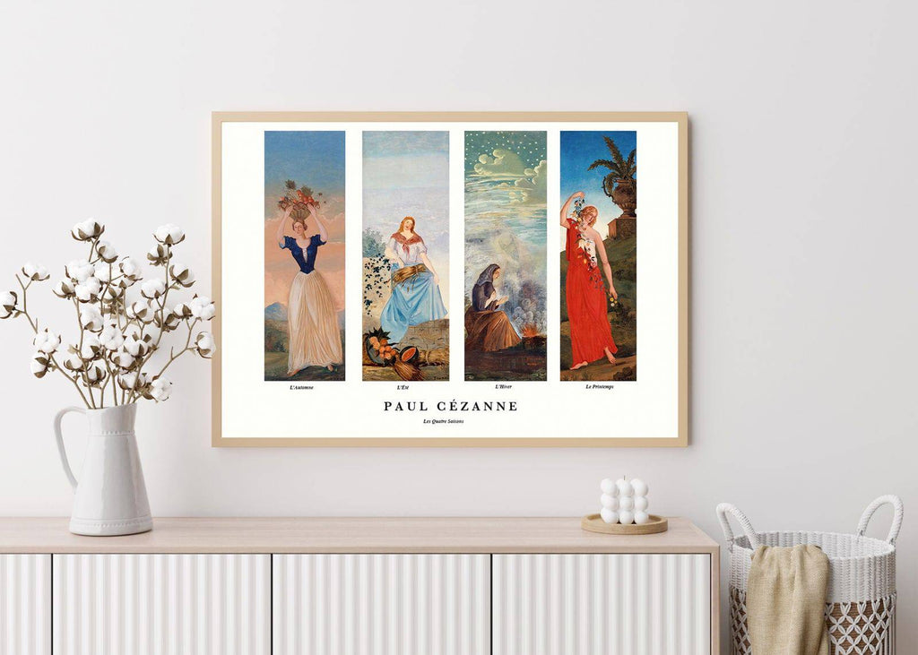 "Paul Cezanne - Les Quatre Saisons Poster"