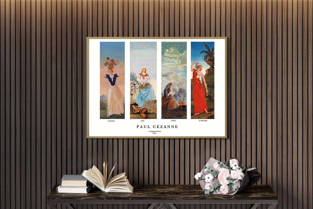 "Paul Cezanne - Les Quatre Saisons Poster"