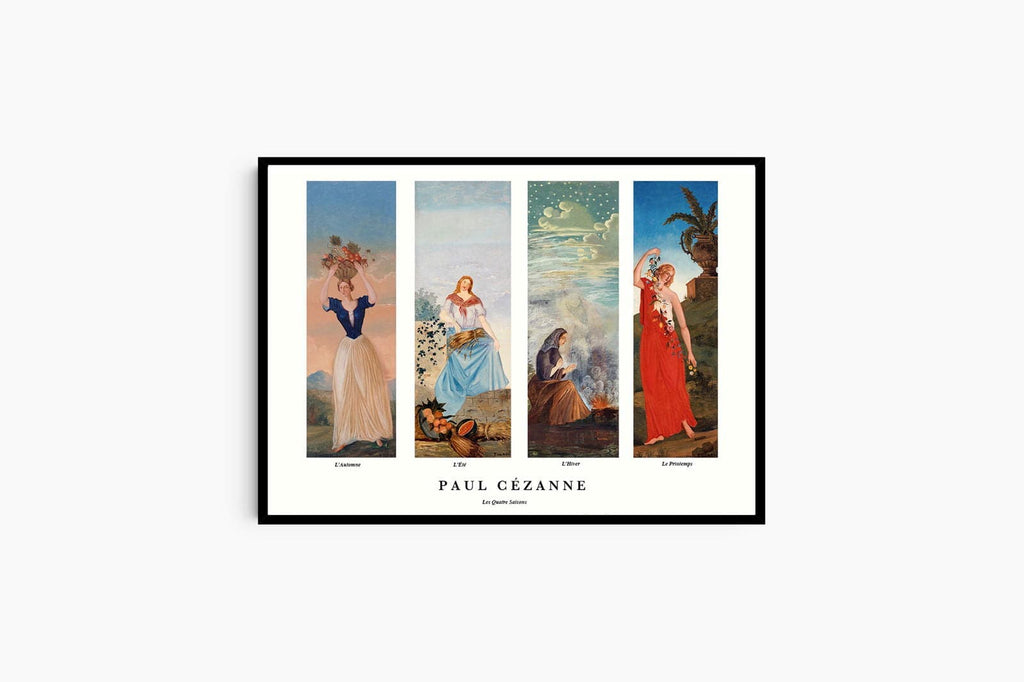 "Paul Cezanne - Les Quatre Saisons Poster"