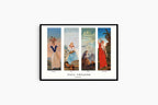 "Paul Cezanne - Les Quatre Saisons Poster"