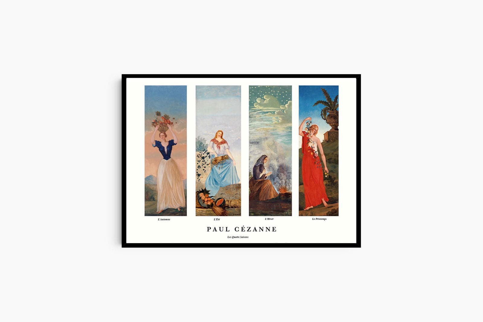 "Paul Cezanne - Les Quatre Saisons Poster"