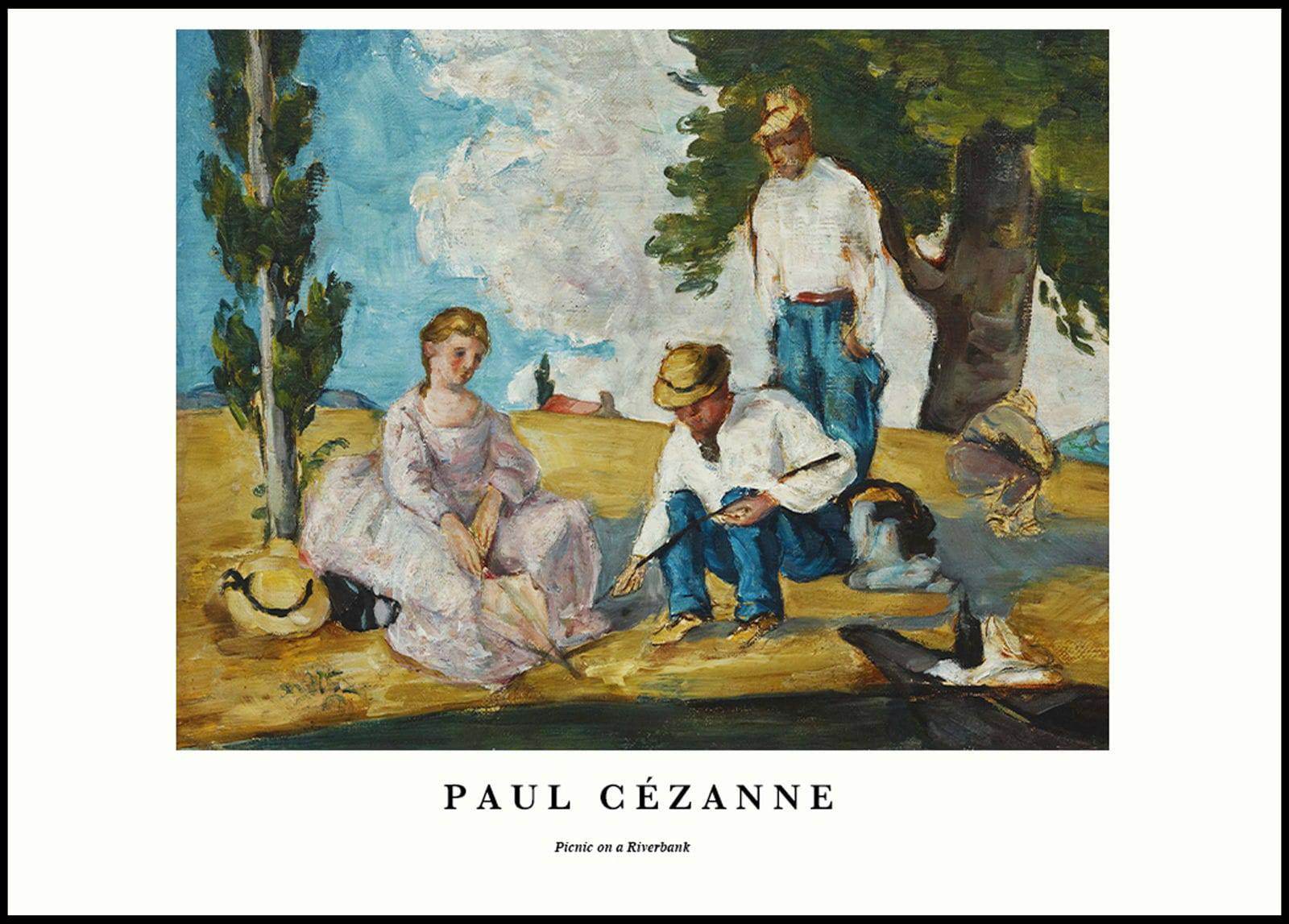 "Paul Cezanne - The Pond Poster - Hakyarts"