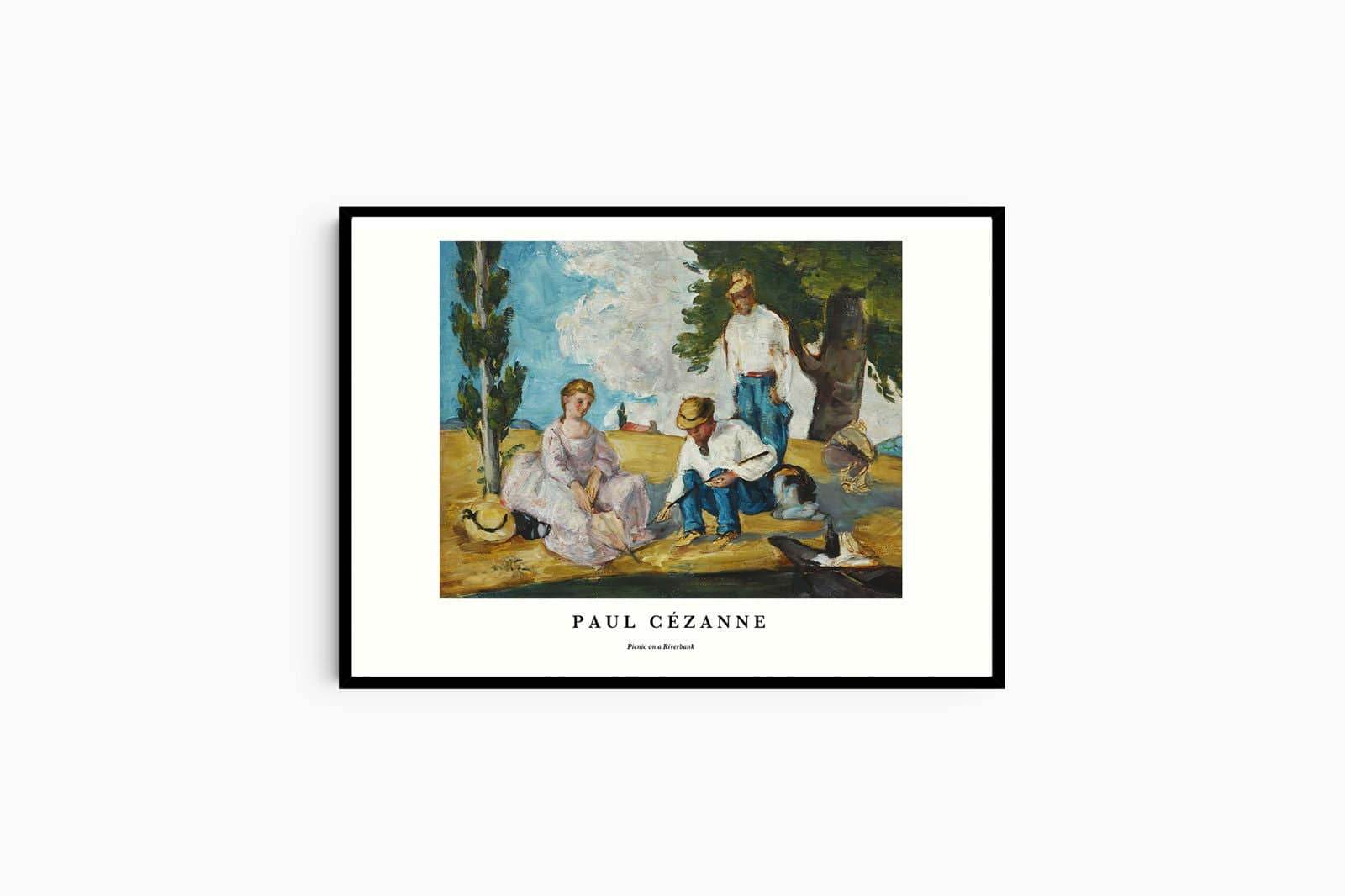 "Paul Cezanne - The Pond Poster - Hakyarts"