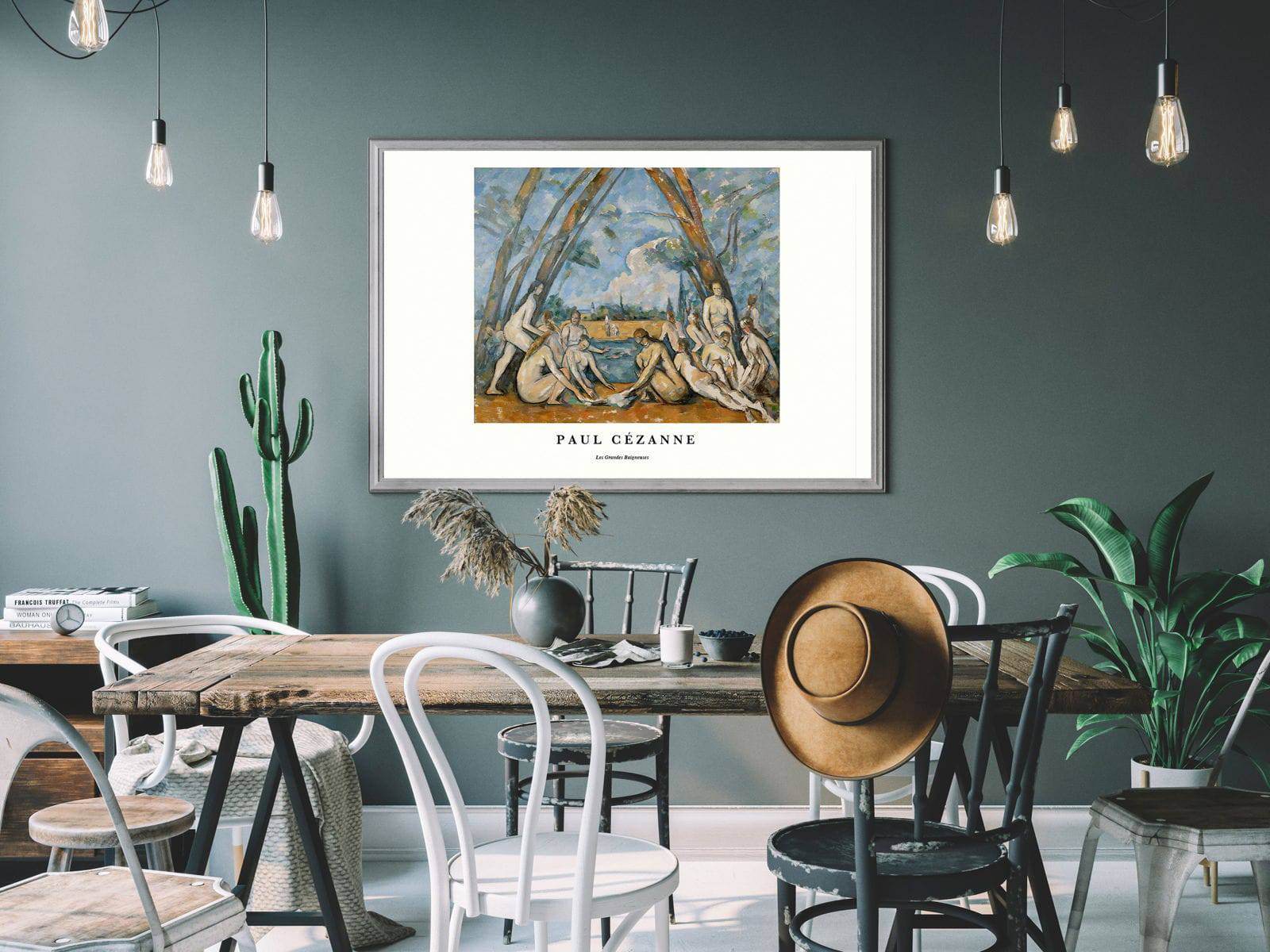 "Paul CŽzanne - Les Grandes Baigneuses Poster - Hakyarts"