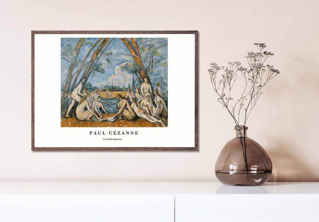 "Paul CŽzanne - Les Grandes Baigneuses Poster - Hakyarts"