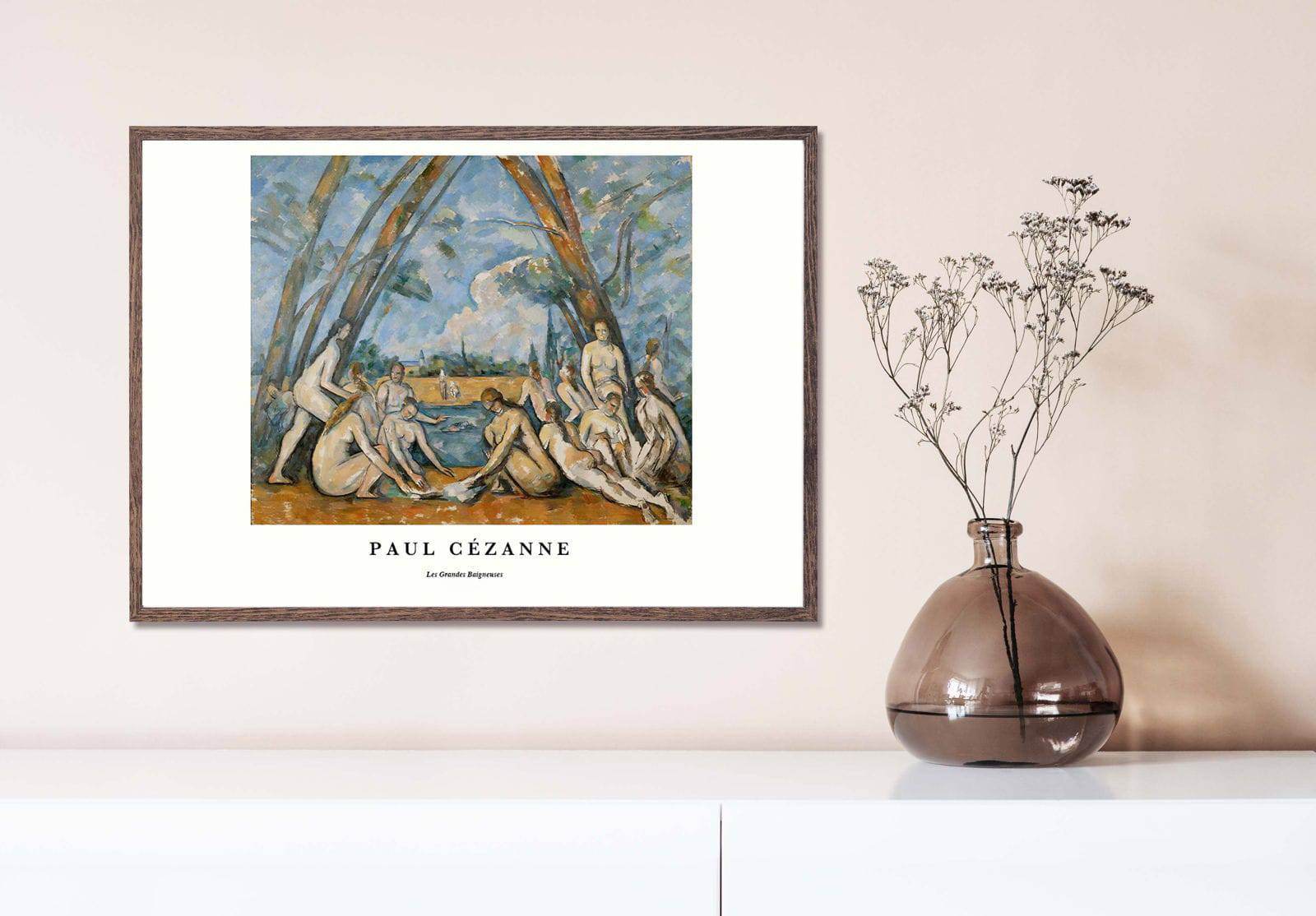 "Paul CŽzanne - Les Grandes Baigneuses Poster - Hakyarts"