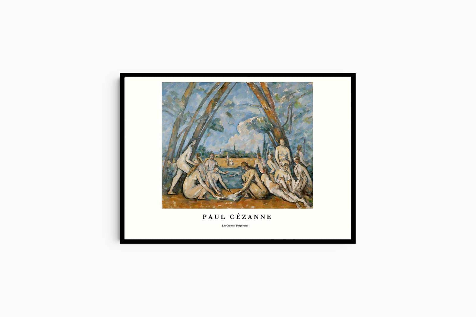 "Paul CŽzanne - Les Grandes Baigneuses Poster - Hakyarts"