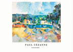 "Paul Cezanne - Au bord d'Une Rivi√®re Poster - Hakyarts"