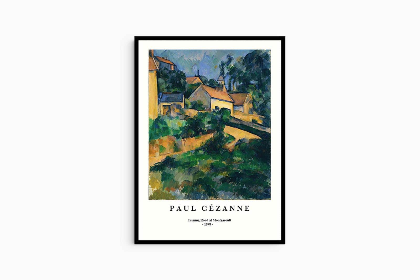 "Paul Cezanne - Road at Montgeroult Poster - Hakyarts"