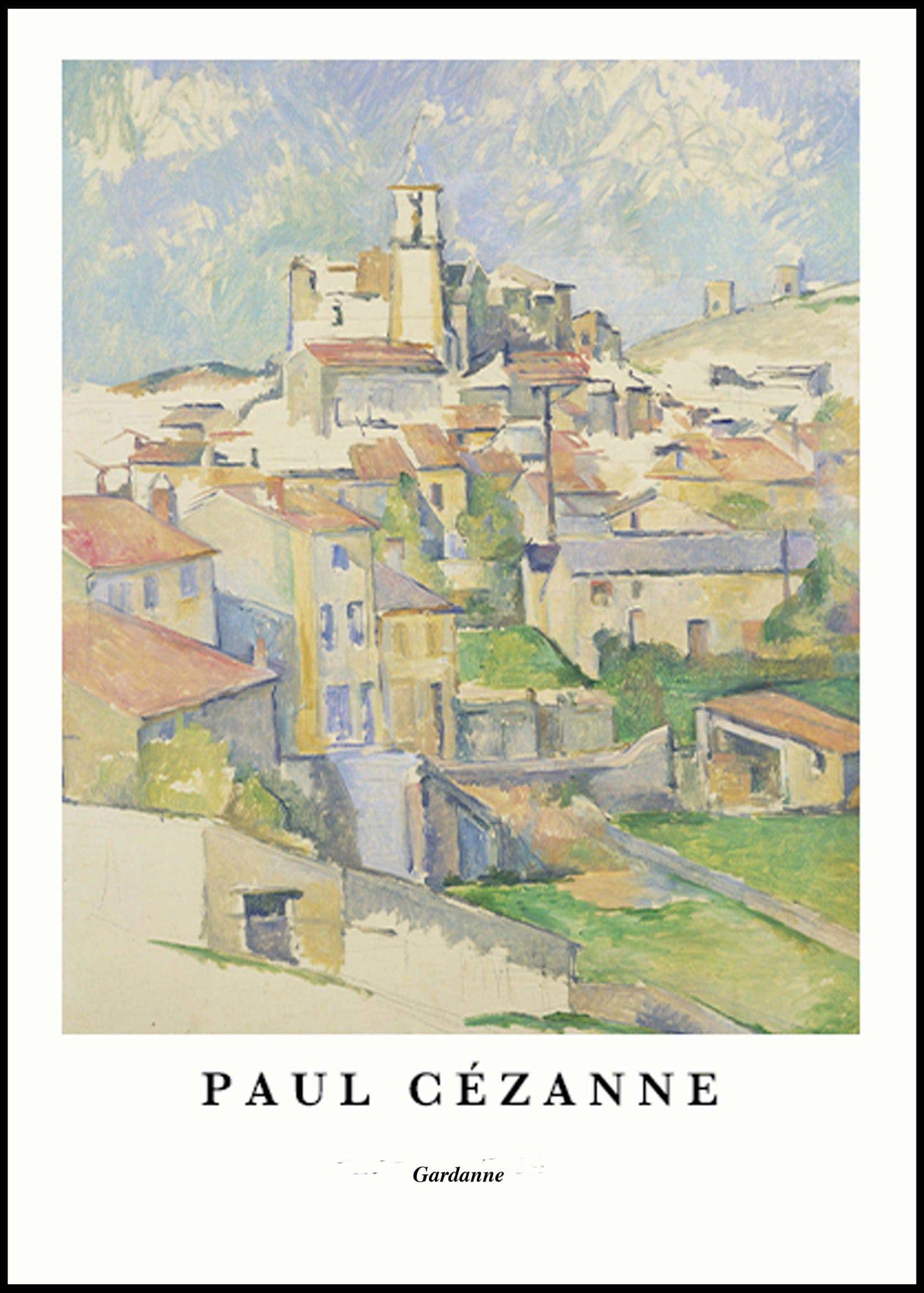 "Paul Cezanne - Gardanne Poster"