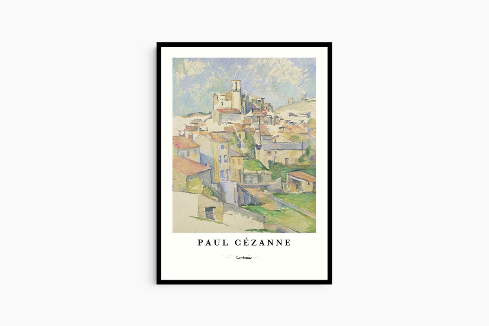 "Paul Cezanne - Gardanne Poster"
