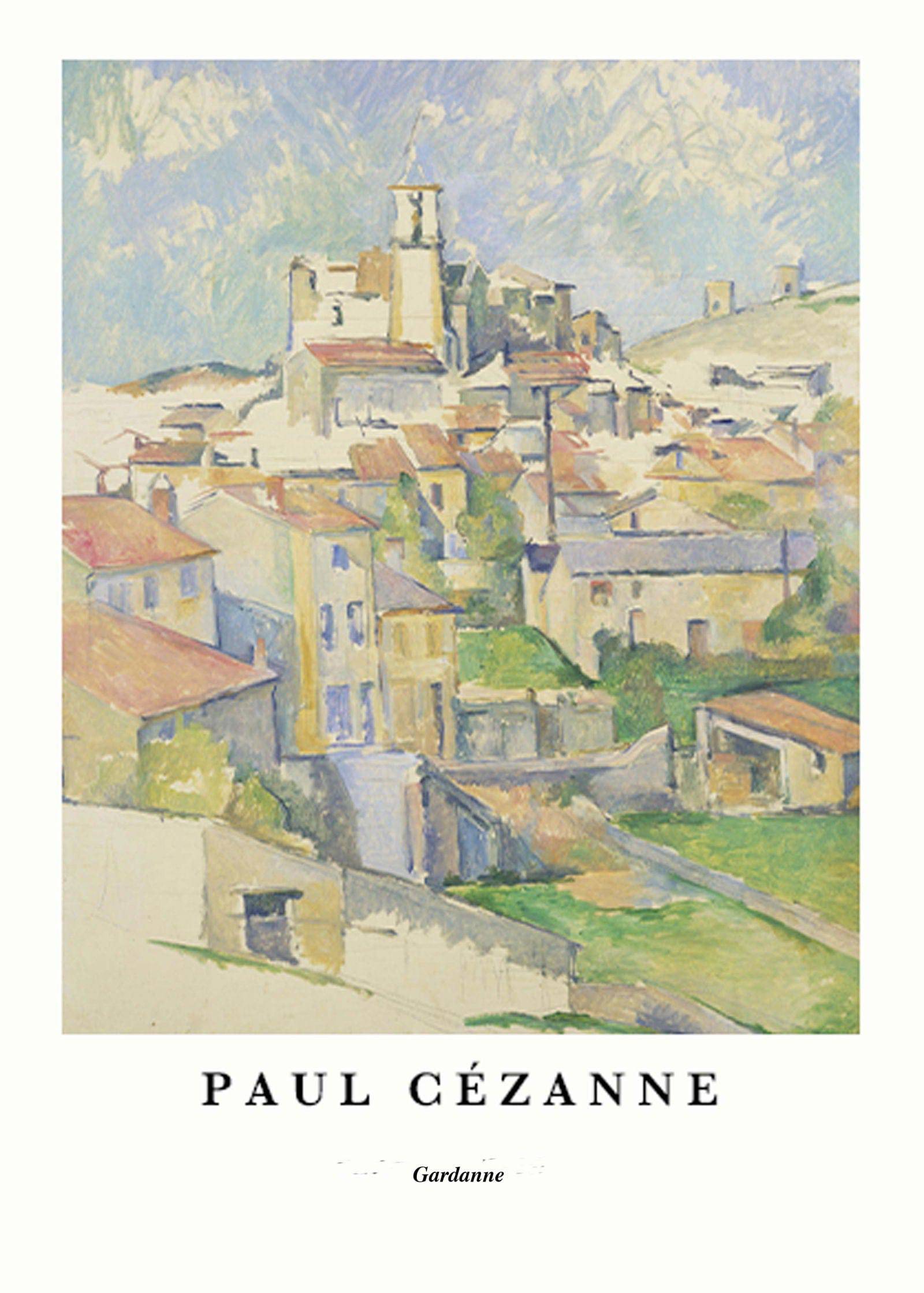 "Paul Cezanne - Gardanne Poster"