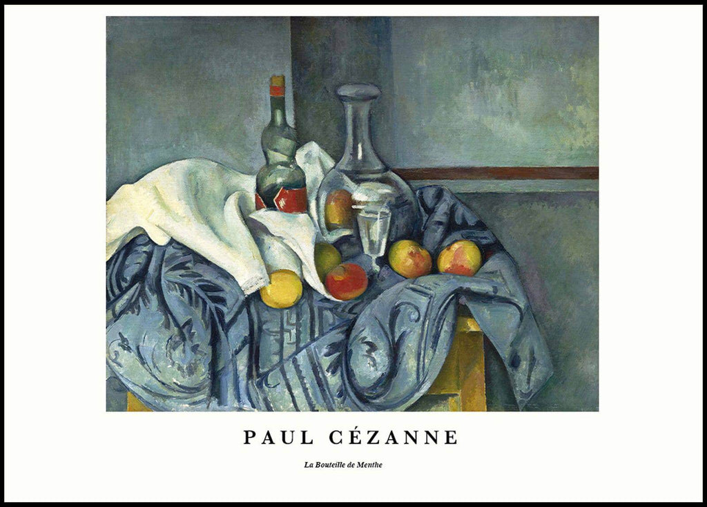 "Paul Cezanne - La Bouteille de Menthe Poster - Hakyarts"